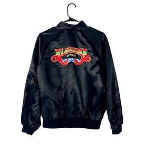 Alabama On Tour satin bomber jacket rare vintage Oh Henry